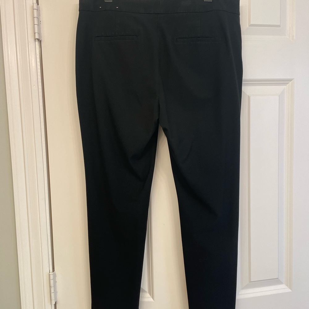 Black Ann Taylor Seasonless stretch ankle Pants